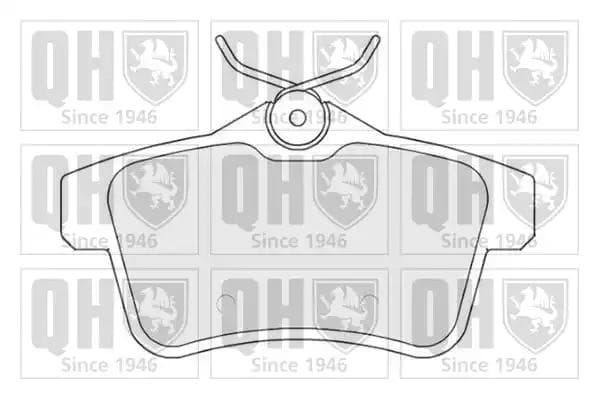 BP1669 Quinton Hazell Гальмівні колодки