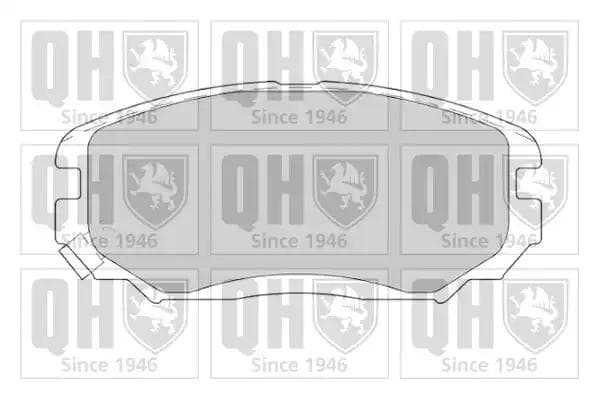 BP1686 Quinton Hazell Гальмівні колодки