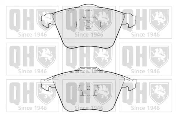 BP1730 Quinton Hazell Тормозные колодки