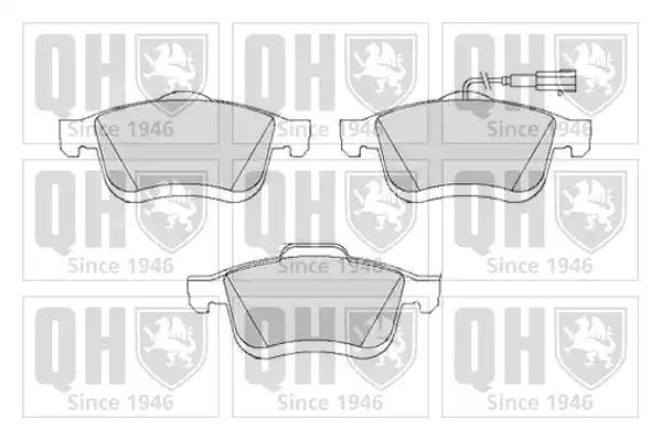 BP1733 Quinton Hazell Гальмівні колодки