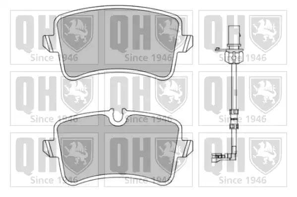 BP1749 Quinton Hazell Гальмівні колодки для Audi A8