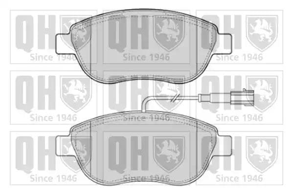 bp1853 Quinton Hazell Гальмівні колодки