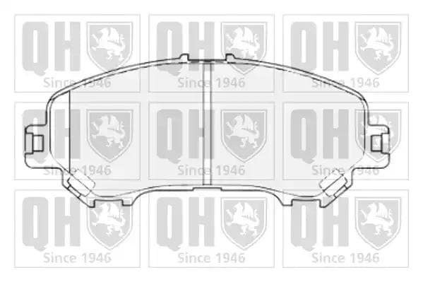 bp1854 Quinton Hazell Гальмівні колодки