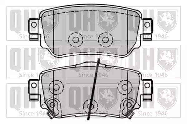 bp1855 Quinton Hazell Гальмівні колодки