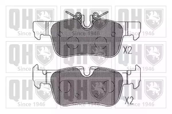 bp1860 Quinton Hazell Гальмівні колодки