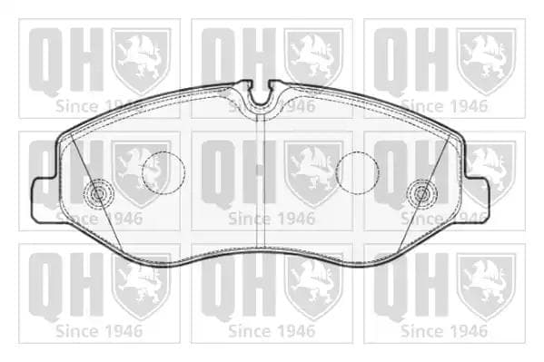 bp1862 Quinton Hazell Тормозные колодки