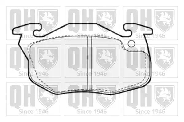 BP872 Quinton Hazell Гальмівні колодки