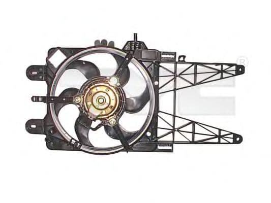 809-1027 TYC Вентилятор системи охолодження двигуна для Fiat Punto