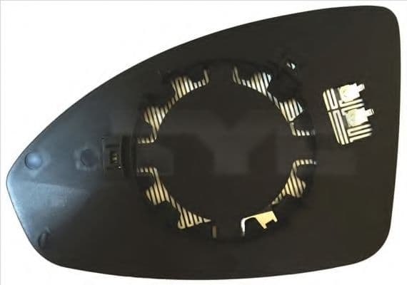 306-0016-1 TYC Скло зовнішнього дзеркала для Chevrolet Cruze