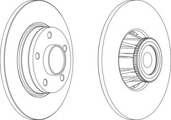 DDF1623-1 Ferodo Гальмівний диск