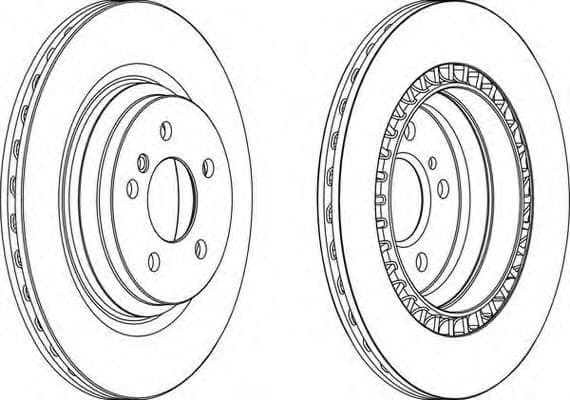 DDF1771C-1 Ferodo Тормозной диск