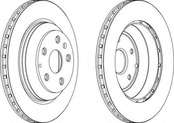 DDF1855C Ferodo Тормозной диск
