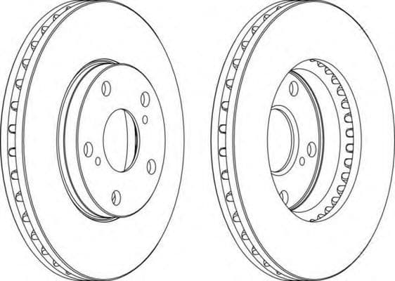 DDF501 Ferodo Гальмівний диск