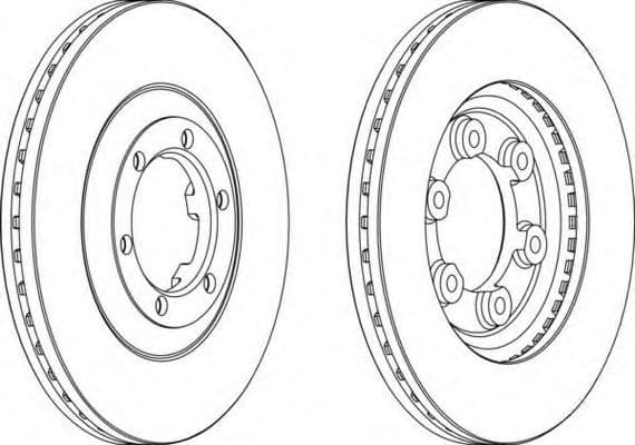 DDF693 Ferodo Гальмівний диск