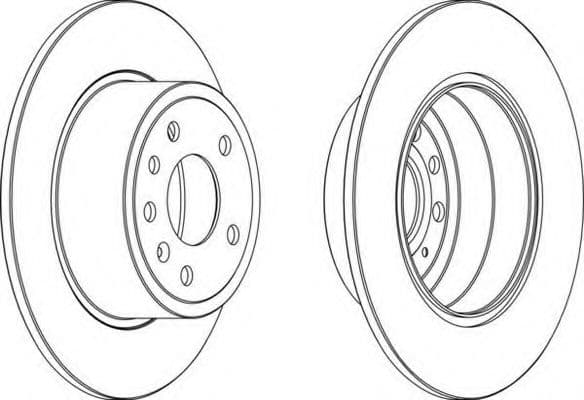 DDF811 Ferodo Гальмівний диск