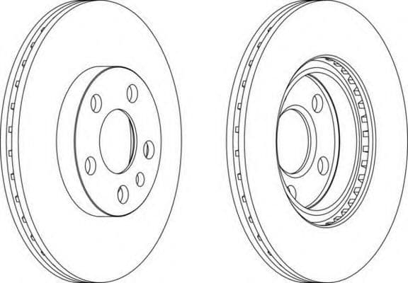 DDF842 Ferodo Гальмівний диск