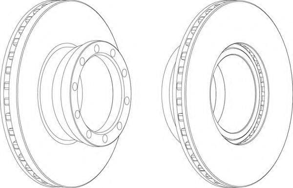 FCR146A Ferodo Тормозной диск