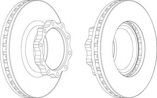 FCR147A Ferodo Тормозной диск