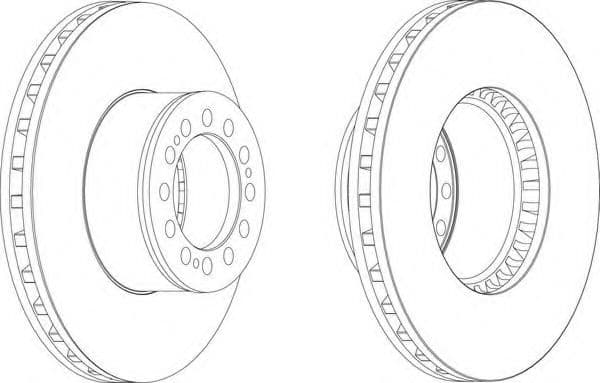 FCR181A Ferodo Тормозной диск