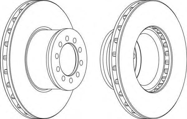 FCR186A Ferodo Гальмівний диск