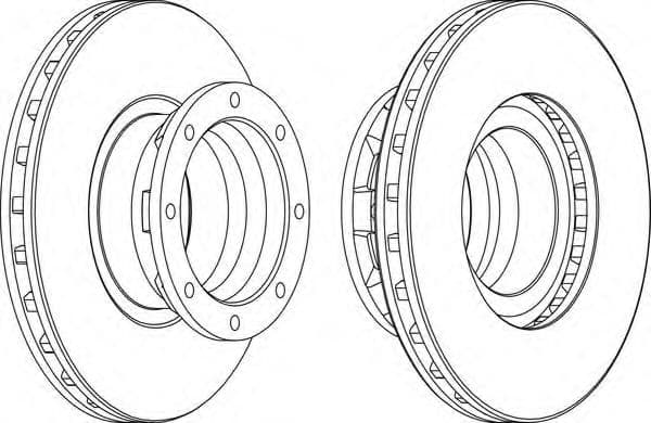FCR187A Ferodo Гальмівний диск