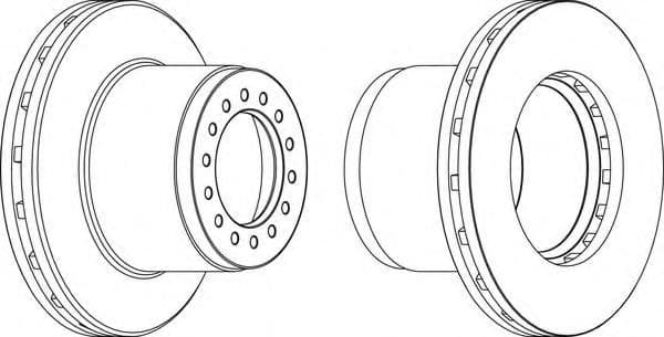 FCR189A Ferodo Гальмівний диск