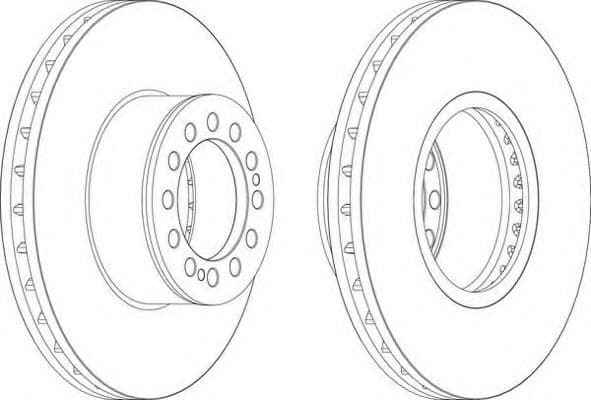 FCR214A Ferodo Гальмівний диск
