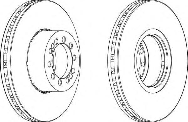 FCR218A Ferodo Тормозной диск