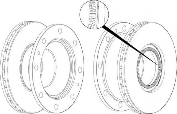 FCR237A Ferodo Тормозной диск
