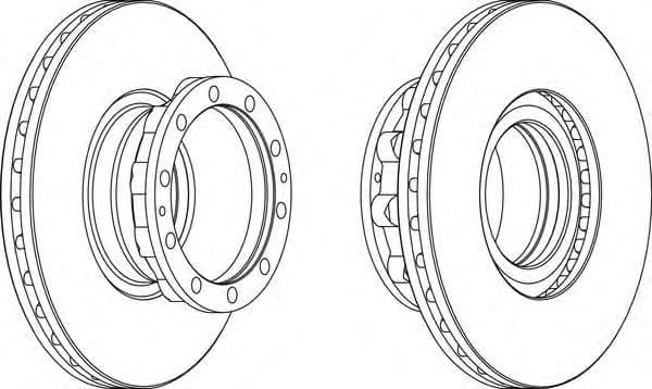 FCR272A Ferodo Тормозной диск