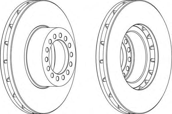 FCR319A Ferodo Гальмівний диск