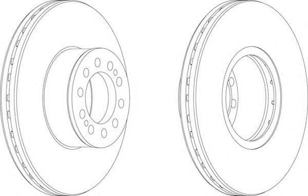 FCR330A Ferodo Тормозной диск