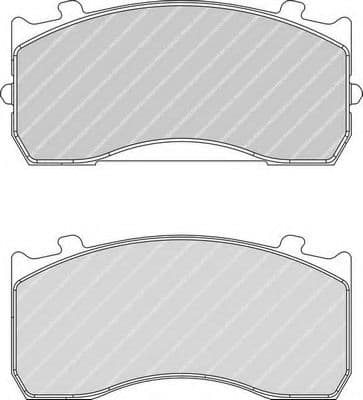 FCV1277BFE Ferodo Гальмівні колодки