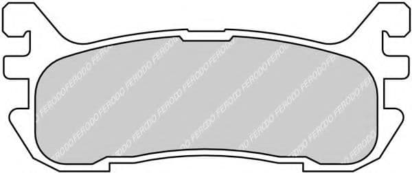 FDB1012 Ferodo Гальмівні колодки