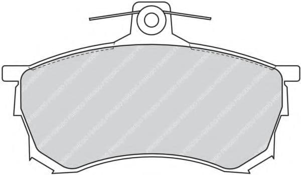 FDB1092 Ferodo Гальмівні колодки для Mitsubishi Carisma