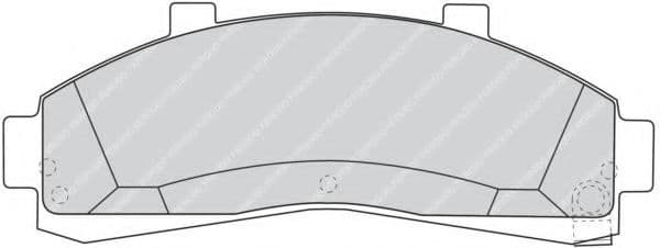 FDB1129 Ferodo Гальмівні колодки