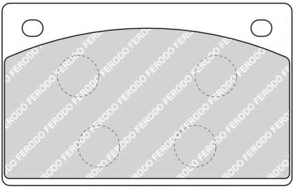 FDB1296 Ferodo Гальмівні колодки