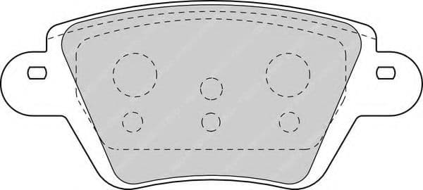 FDB1380 Ferodo Гальмівні колодки