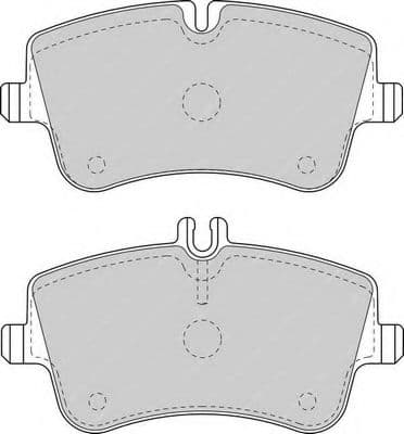 FDB1429 Ferodo Гальмівні колодки