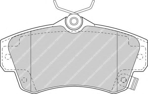 FDB1442 Ferodo Тормозные колодки