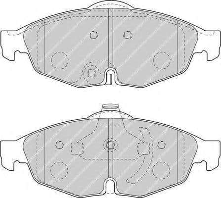 FDB1550 Ferodo Тормозные колодки
