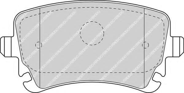 FDB1655 Ferodo Гальмівні колодки
