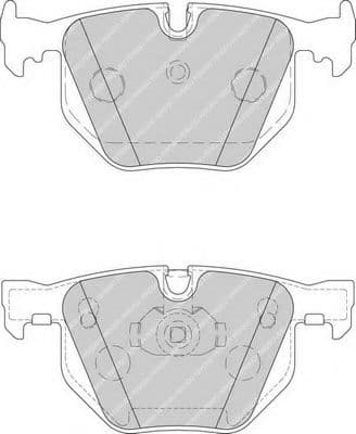 FDB1673 Ferodo Гальмівні колодки для BMW 7 Series