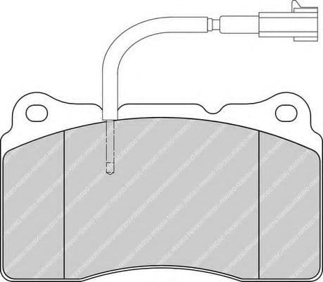 FDB1794 Ferodo Гальмівні колодки