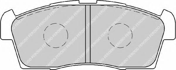 FDB1812 Ferodo Гальмівні колодки