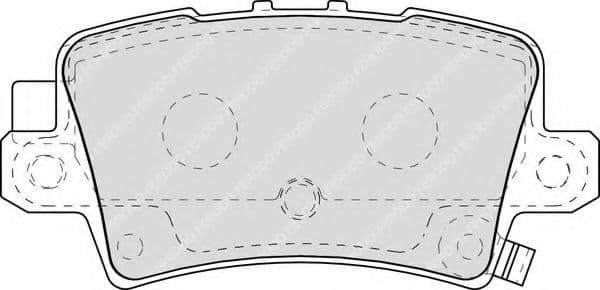 FDB1862 Ferodo Гальмівні колодки для Honda Civic