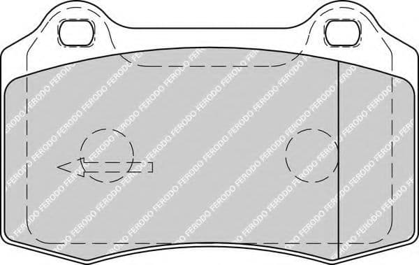 FDB1949 Ferodo Гальмівні колодки