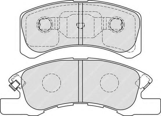FDB1988 Ferodo Тормозные колодки