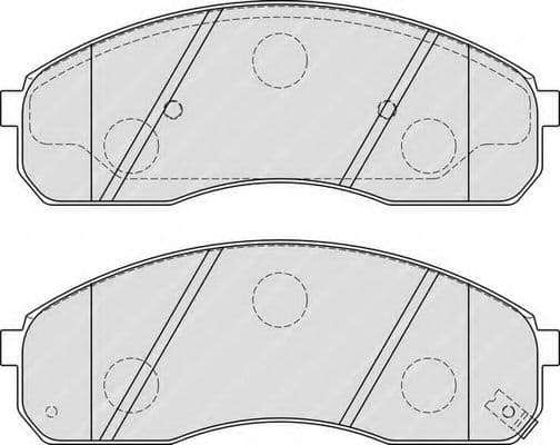FDB1990 Ferodo Гальмівні колодки