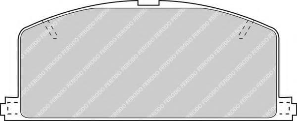 FDB308 Ferodo Гальмівні колодки
